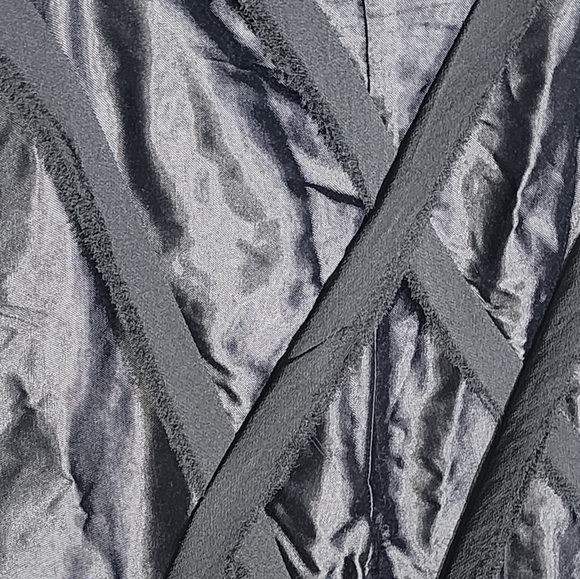 Zara Satin Strappy Floral Black Slip Dress - Picture 4 of 10